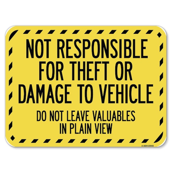 Signmission Safety Sign, 18 in Height, Aluminum, 23542 A-1824-23542 - main